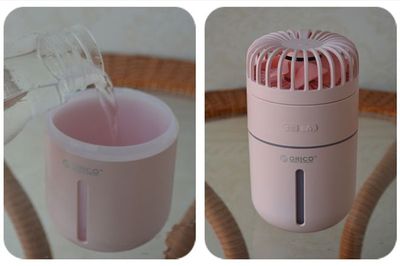 ORICO 加湿器小风扇:圆润粉嫩,清凉度夏